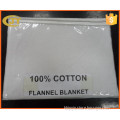 white plain dyed cotton flannel fabric for blanket